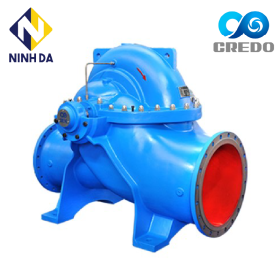 Bơm ly tâm trục ngang 2 cửa hút Horizontal Split case pump Credo 600-510 (1)
